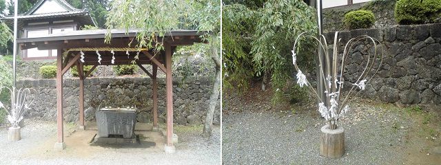 村山浅間神社の手水舎