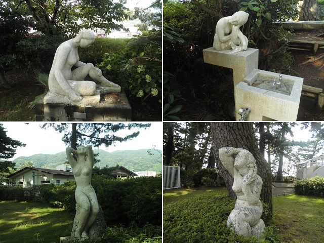 松原公園の裸婦像の数々