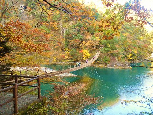 静岡県中部観光スポット・名所の川根本町＜寸又峡と夢の吊り橋＞