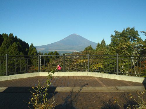 乙女の鐘展望台からの富士山風景