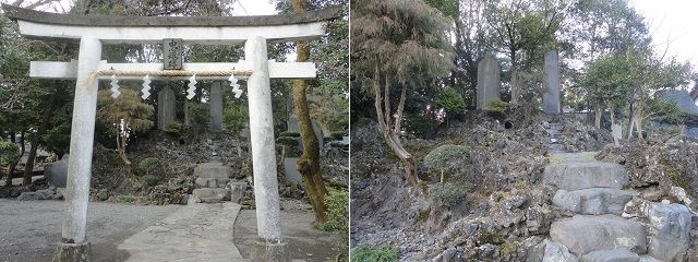 富士山本宮浅間大社境内に鎮座する忠魂碑