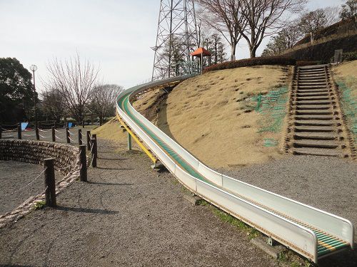 原田公園のローラースライダー