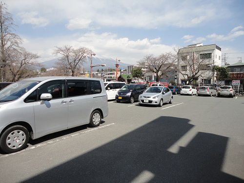 富士山本宮浅間大社の有料駐車場