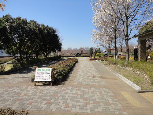 富士西公園の湯歩道