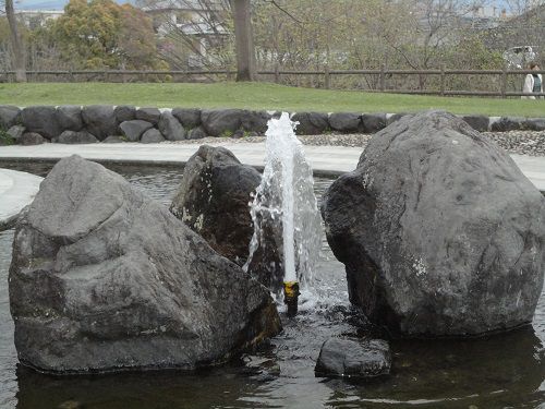 原田公園の噴水