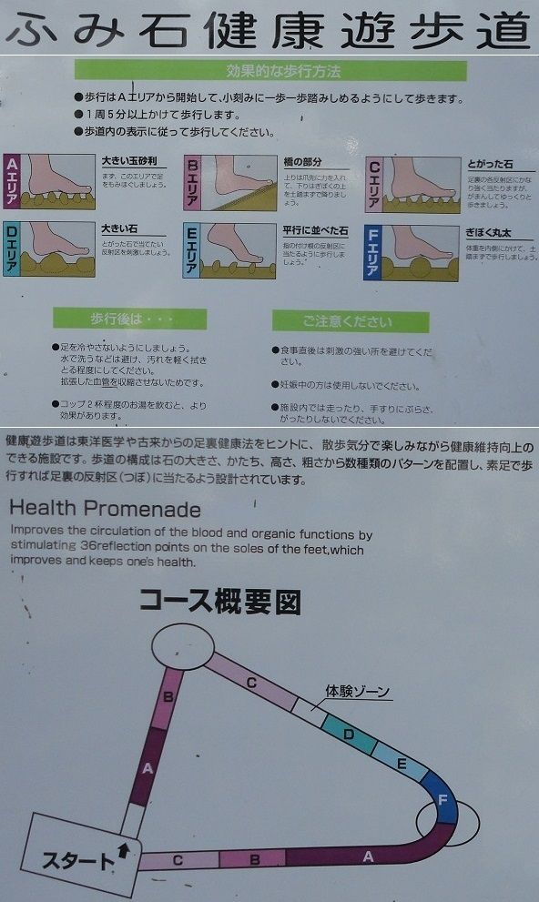 田尻浜海岸付近の踏み石概要図