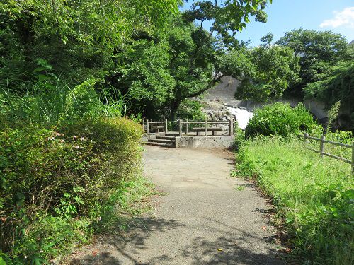 鮎止めの滝【三島市】：滝への道のり３