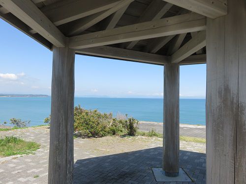 地頭方海浜公園【牧之原市】：東屋からの眺め