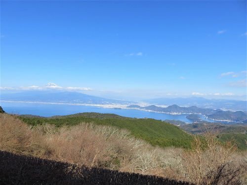 だるま山高原展望台からの富士山【伊豆市】：遠望