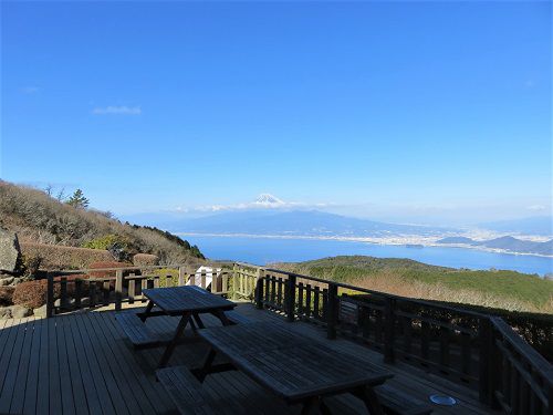 だるま山高原展望台からの富士山【伊豆市】：富士山ビュー