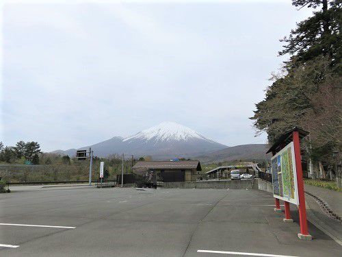 「東口本宮 冨士浅間神社（須走浅間神社）」からの富士山ビュー１