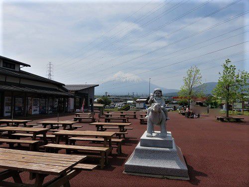 道の駅「ふじおやま」からの富士山【小山町】２