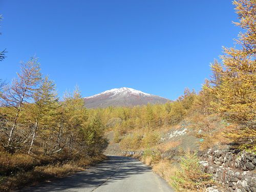富士山須走口五合目、紅葉【小山町】：富士山
