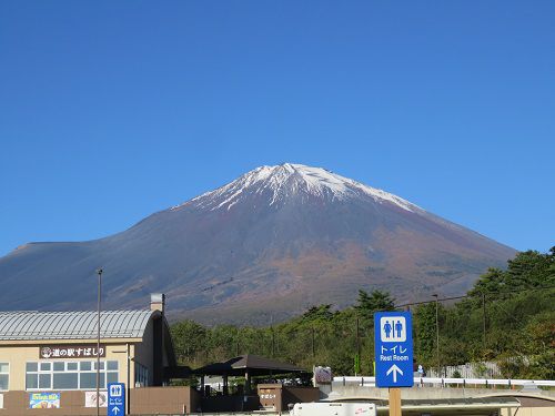「道の駅すばしり」からの富士山ビュー 