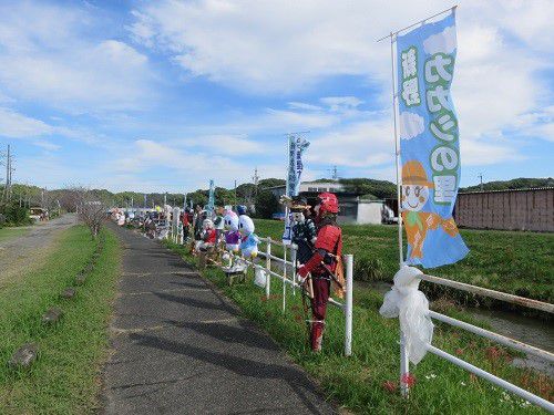 新野地区、かかし（案山子）【御前崎市】