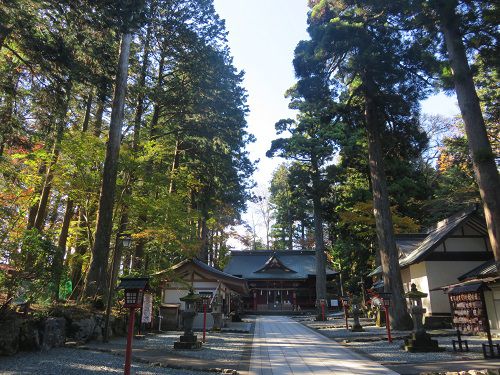 東口本宮 冨士浅間神社、紅葉【小山町】：拝殿