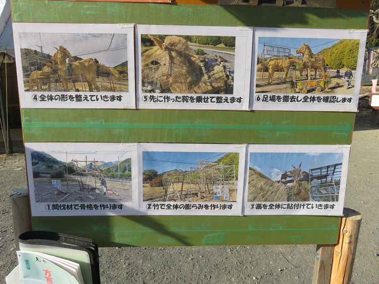 大代のジャンボ干支【島田市】2026：制作過程