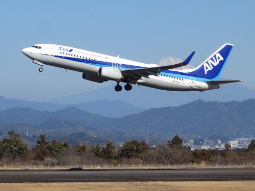 富士山静岡空港、富士山ビュー【牧之原市】：飛行機２