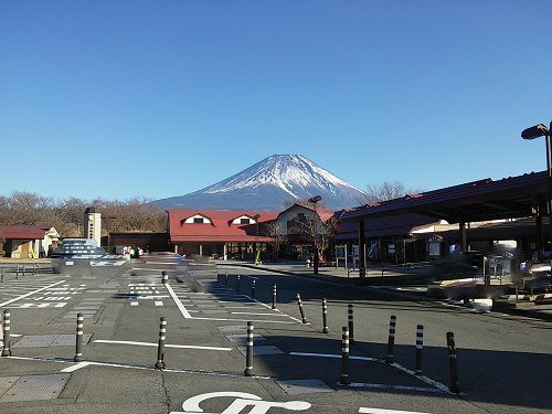 富士山ビュー：朝霧高原からの富士山ビュー