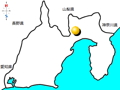 静岡県富士宮市の位置図