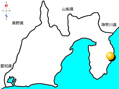 静岡県伊東市の位置図