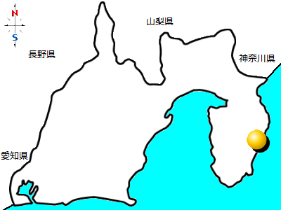 静岡県伊東市の位置図