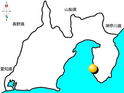 静岡県松崎町の位置図